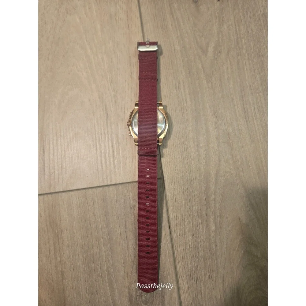 Bulova Watch Mens Classic 97B136 Chronograph Rose Gold Tone Quartz Date 43mm